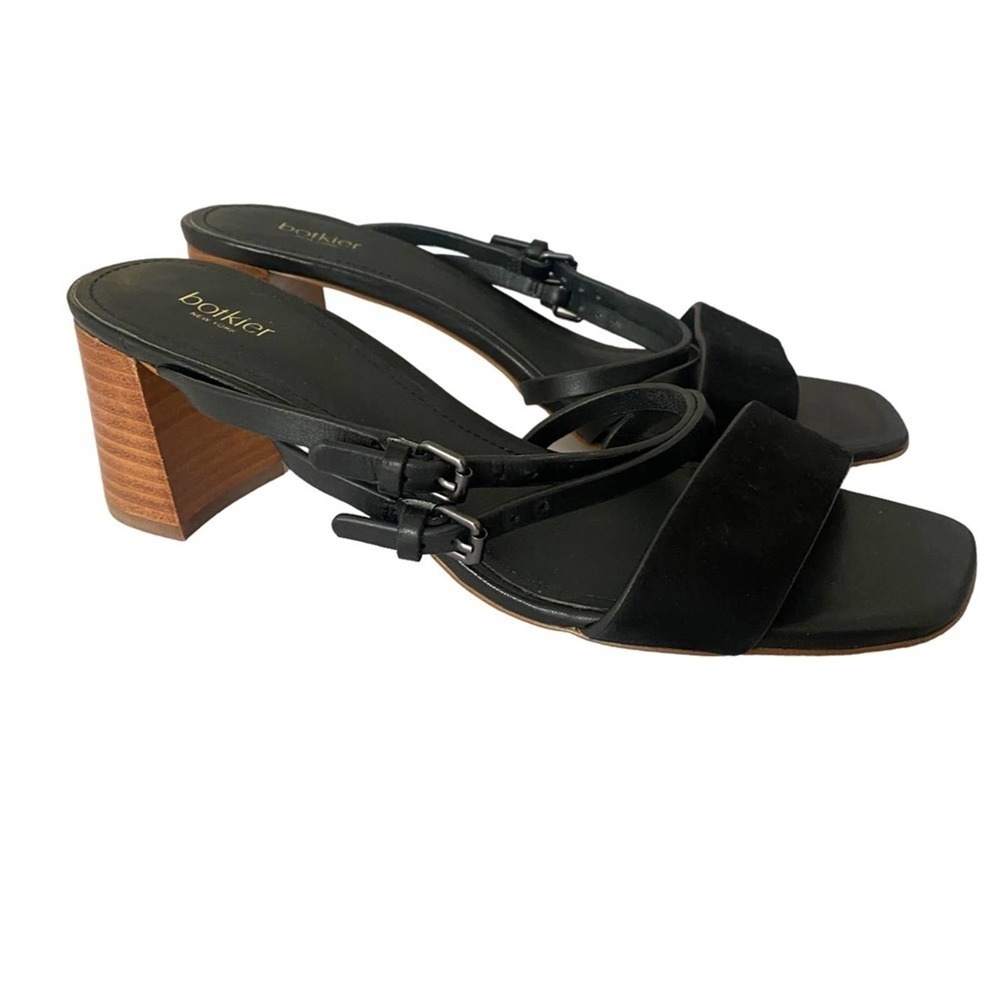 Botkier Dune Suede Sandal Size 8 Block Heel Squar… - image 5